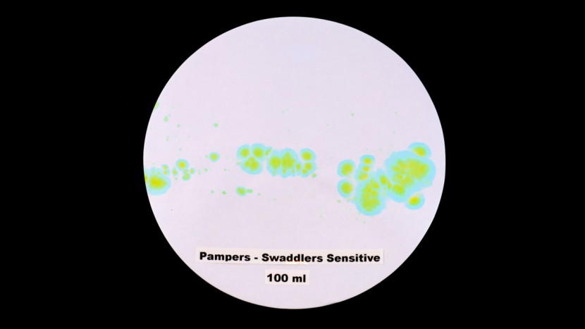 pampers swaddlers sensitive - the absorption test results for the swaddlers sensitive diapers were...