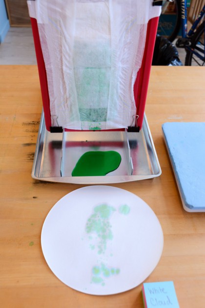 walmart white cloud - a significant amount of mock urine is left in the leakage tray while...