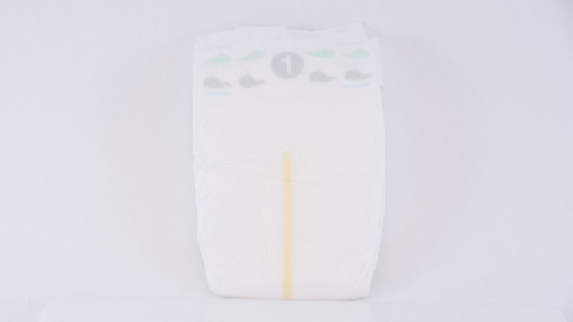 target's up &amp; up diaper uses some kind of pigment for the print...