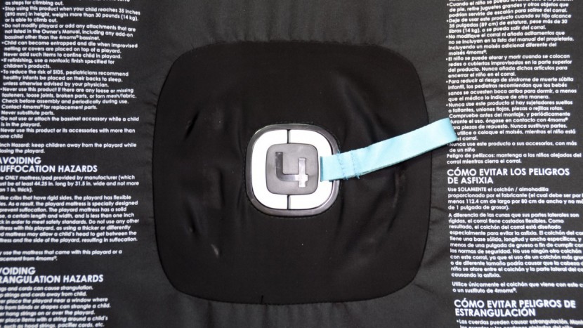 4moms is easy to set up with a center button you push to lock the...