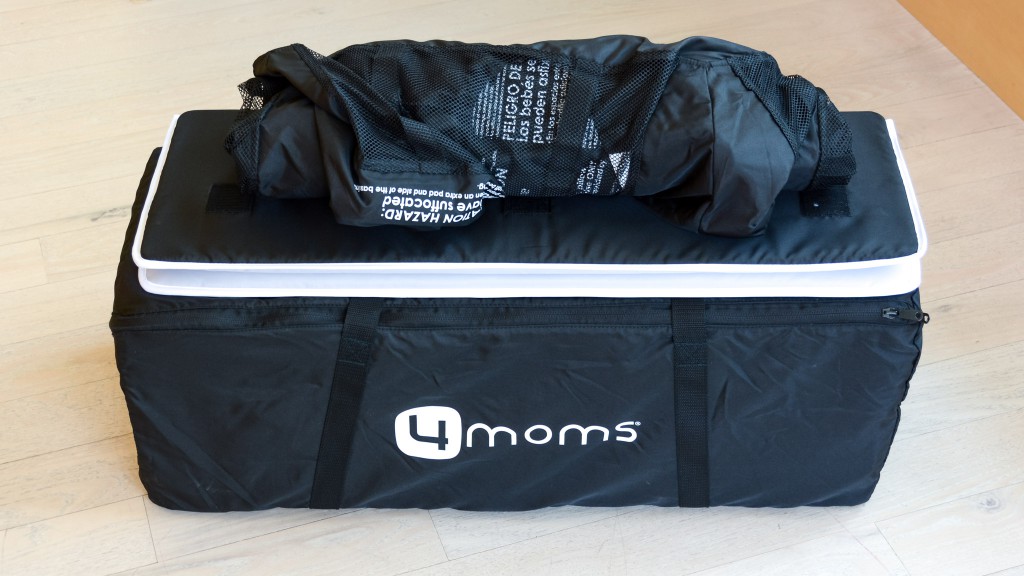 4moms breeze travel crib review - the 4moms is the largest folded package made harder to manage with...