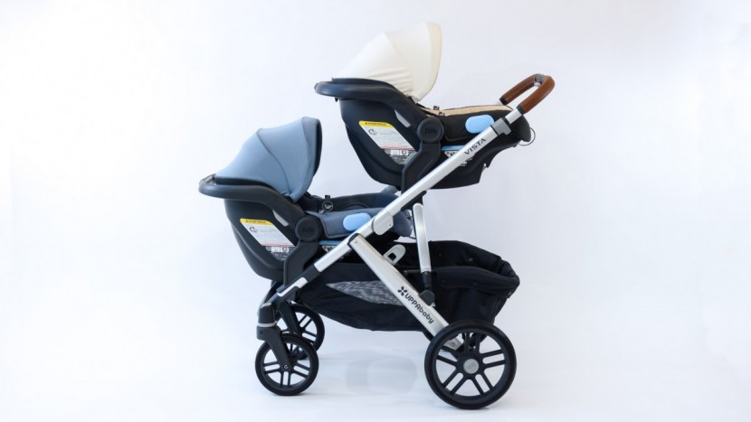 double stroller - the vista v3 (version 2 shown here) works well with up to two infant...