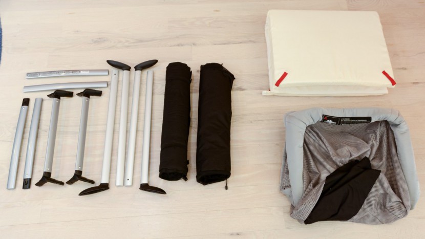 travel crib - the phil and teds traveller requires complete assembly each time you...