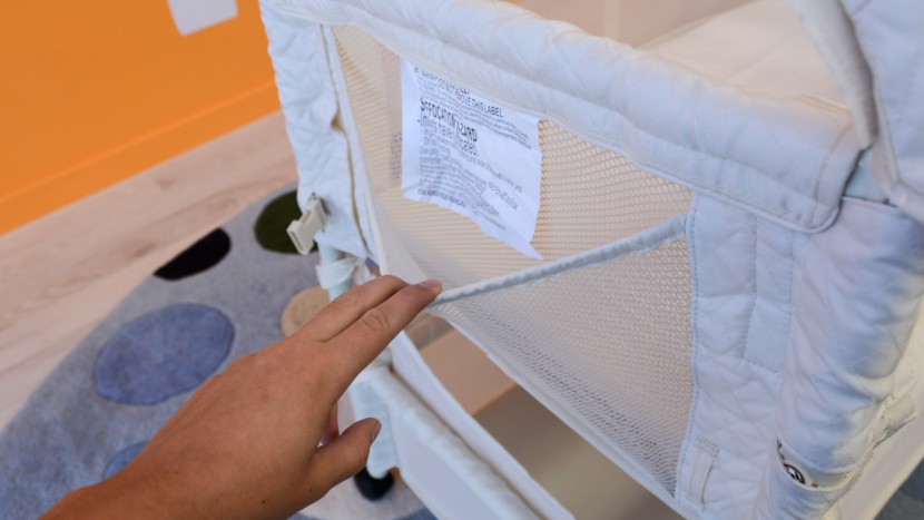 the arm's reach has a side pocket for storage but it won't hold all...