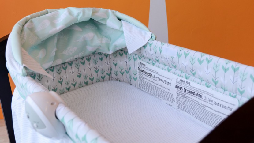 summer infant classic comfort wood - the summer infant has fabric side walls that can potentially impair...