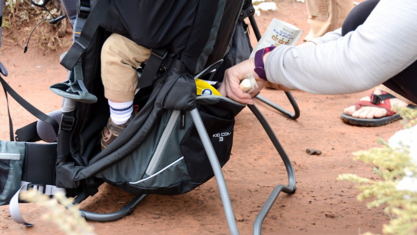 the main pocket on the deuter is easy to use and can hold the...