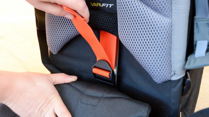 deuter kid comfort 3 - the torso adjustment of the deuter is easy to use, but finding it...