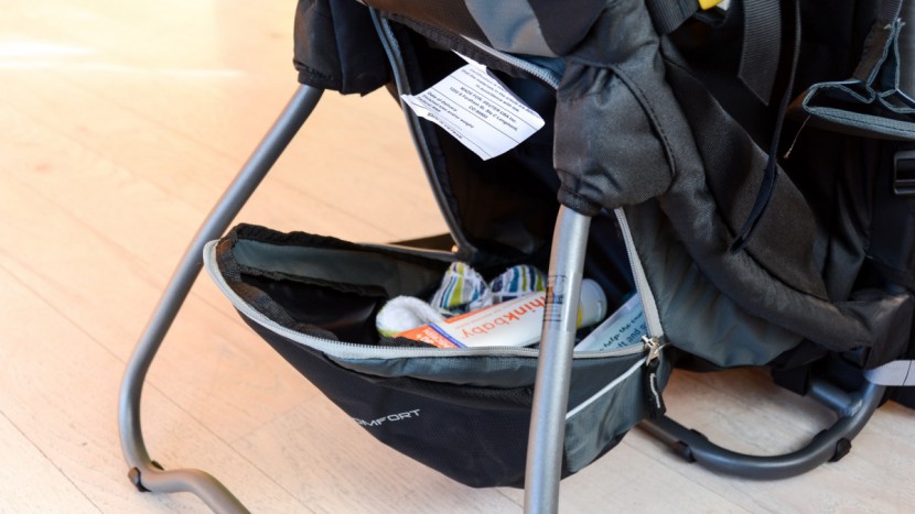 the main pocket on the deuter has a wide mouth opening thanks to...