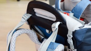 The padded shoulder straps on the Osprey have on the go adjustment...