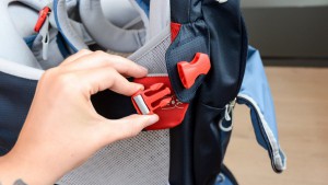 The cockpit on the osprey has a side closure that is color-coded and...