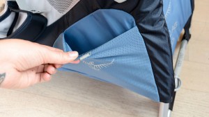 The Osprey has an open side pocket that will hold smaller items, but...