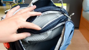 The top pocket on the Osprey has an internal pocket that makes...