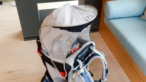 The canopy on the Osprey has mesh sides for increased visibility but...