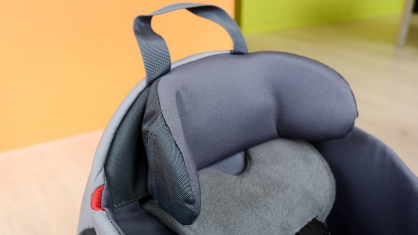 phil and teds escape - the padded headrest on the escape is moldable but unfortunately...