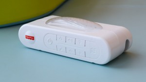 The Fisher-Price soothing center can detach from the bassinet and be...