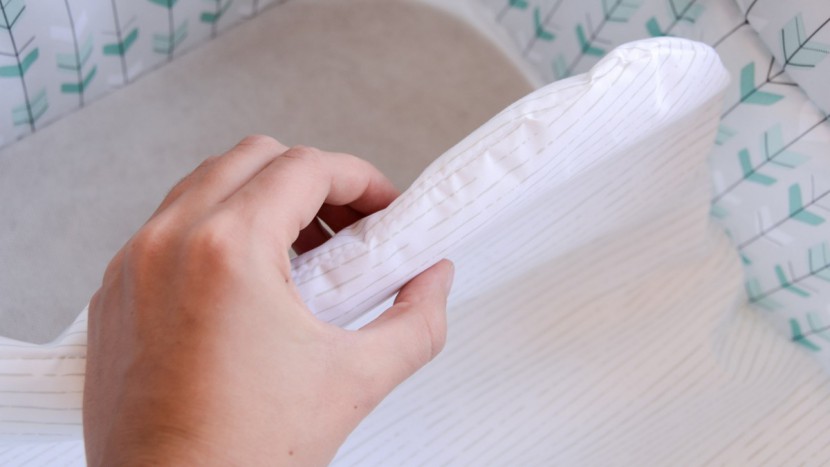 the pad on the summer infant is relatively compressible offering...
