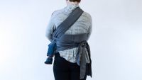 The hip carry position of the Sash can result in neck irritation as...