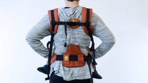 The added back pad on the LILLEbaby Complete is stiff and somewhat...