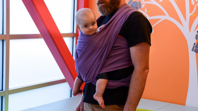 storchenwiege woven wrap - you can't finish the wrap of the storchenwiege until after you have...