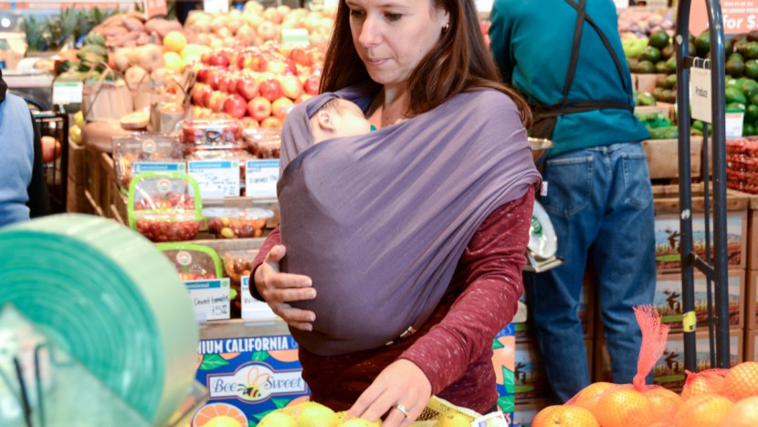 baby k&#039;tan original - the k-tan is comfy for most little ones and many fell asleep in...