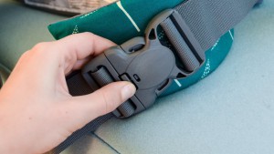 The Beco waistband buckle has a safety feature that makes it...