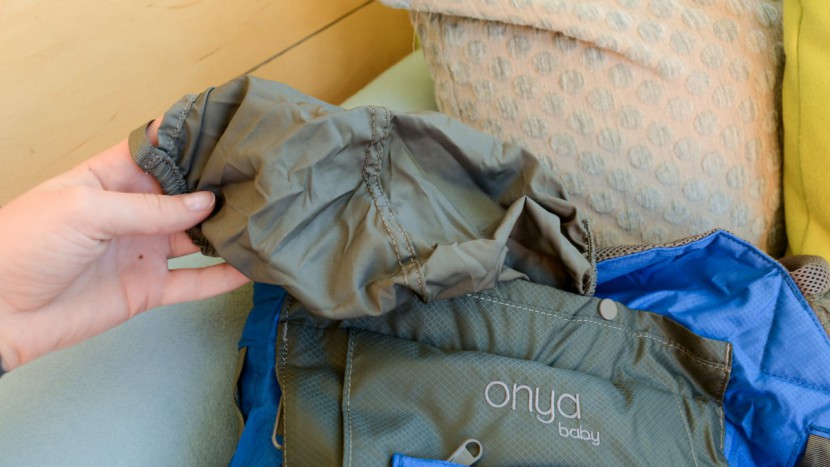 the onya has a hood that offers support and protects your baby from...