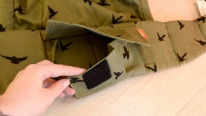 The pocket on the Free-to-Grow waistband can hold most smartphones...