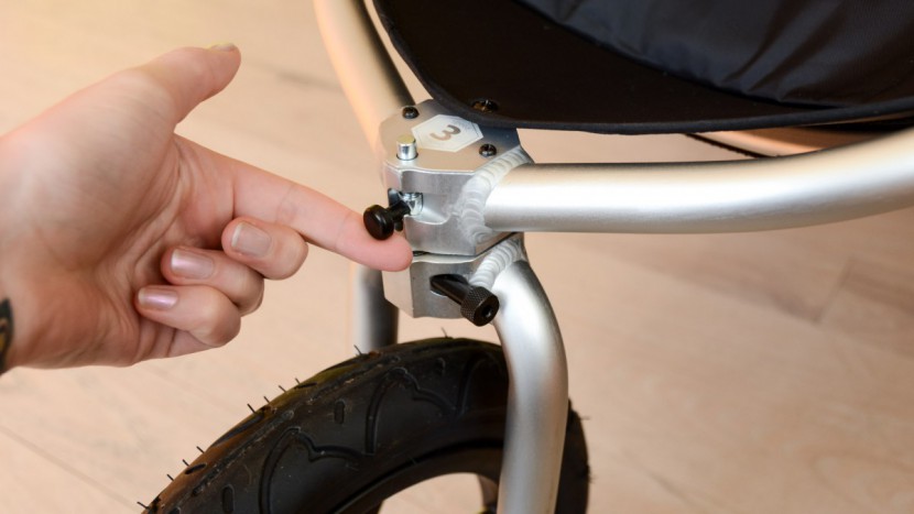 bumbleride speed - thanks to the swivel front wheel the speed is easy to push and turn...