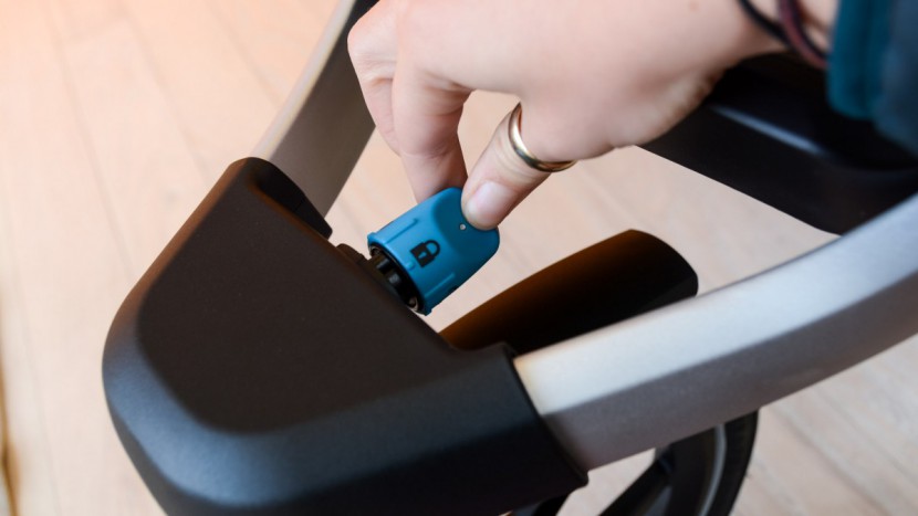 jogging stroller - most of the joggers have easy-to-use front wheel locking mechanisms.