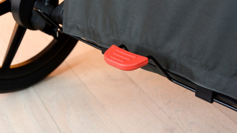 the urban glide 2 brake pedal is plastic with a press to set and...