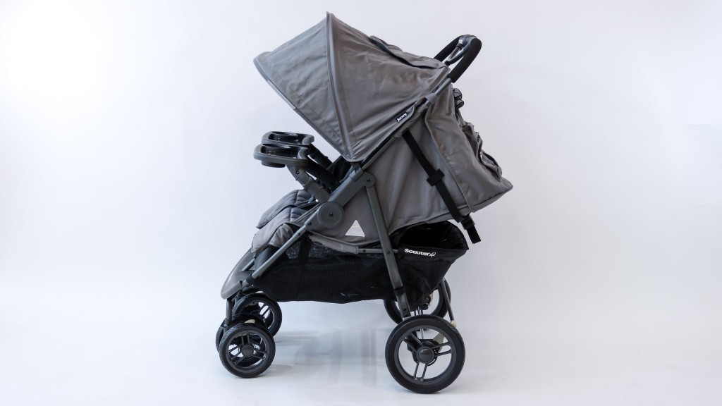 joovy scooterx2 with tray - the scooter has a comfortable riding experience for passengers with...