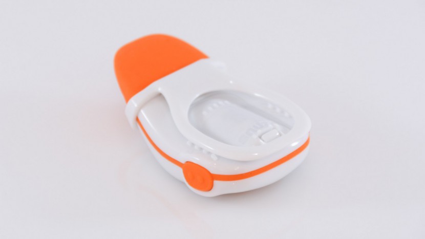 snuza go - the go has a back clip that is used for attaching to the diaper. it...