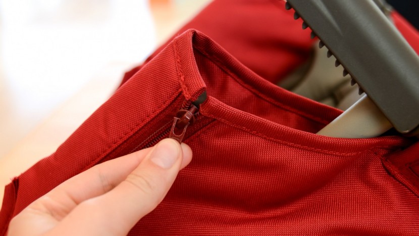 convenient zippers are located on either side to remove fabric when...
