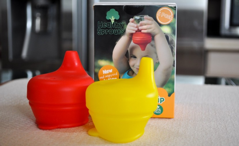 sippy cup - the healthy sprouts pull on lids are made entirely of silicone which...