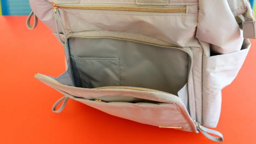 large front zipper pocket is the perfect spot for your essentials.