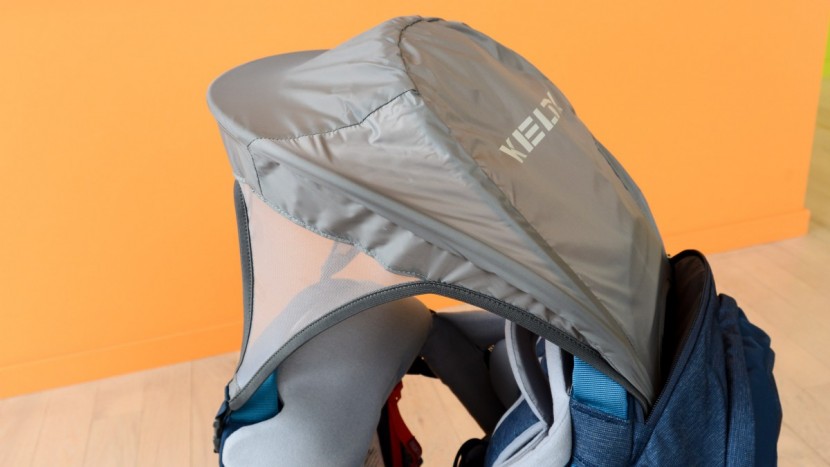 kelty journey perfectfit elite - the canopy on the elite pops out of the canopy pocket and secures to...