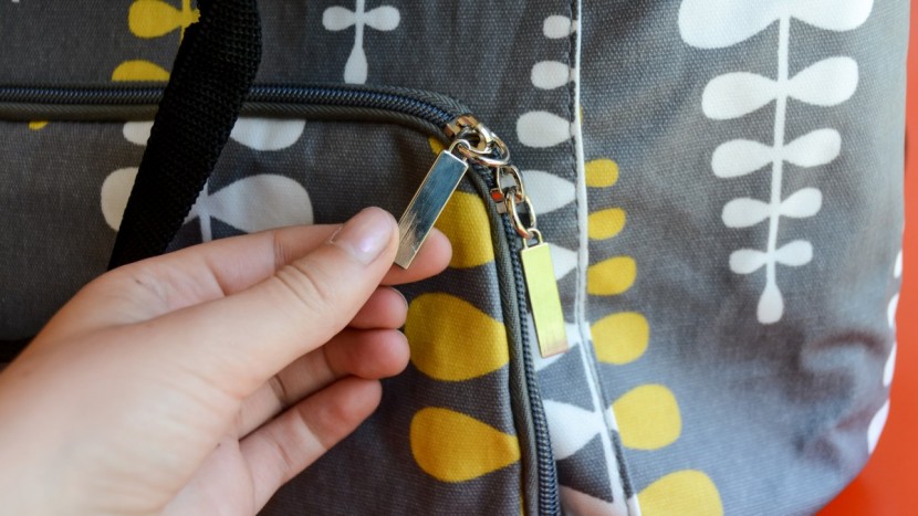 nurse purse - although the hardware on this bag was all metal, the zippers...