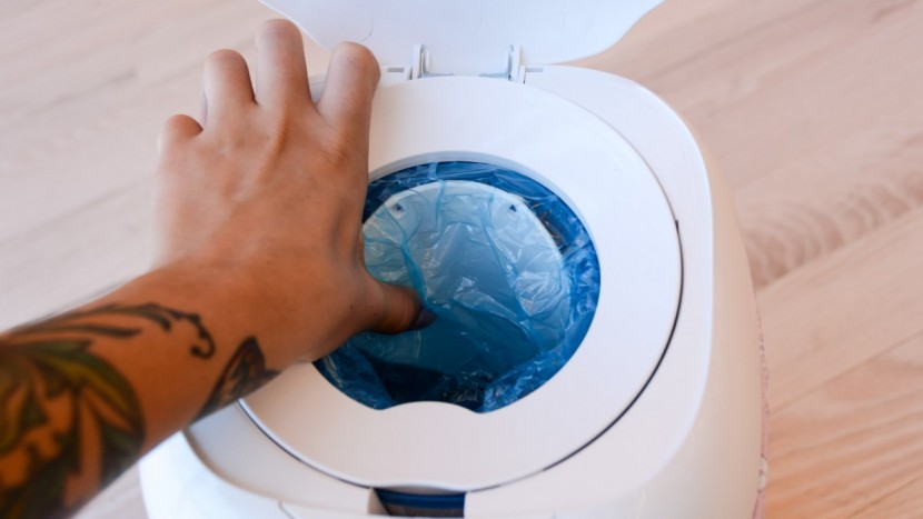 diapers go through the expressions push n' lock system to fall into...