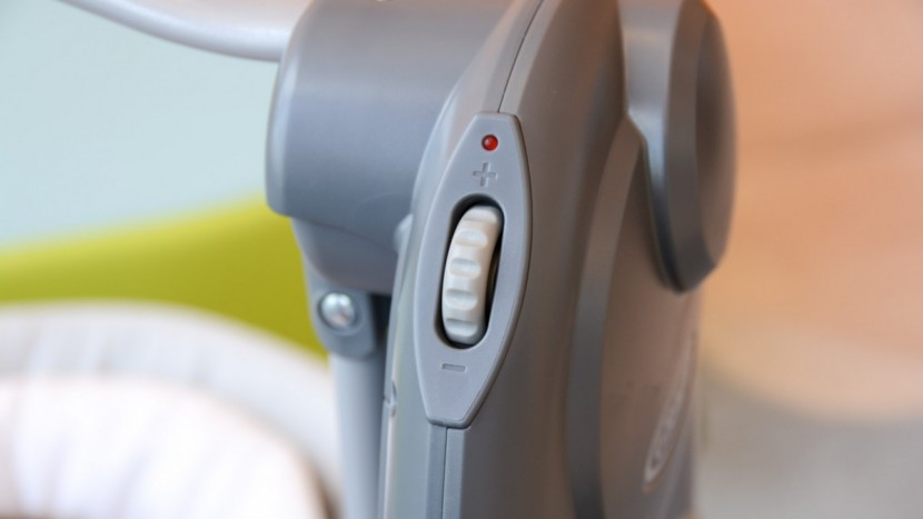 graco slim spaces - one roller switch operates the slim spaces, powering it on and off...