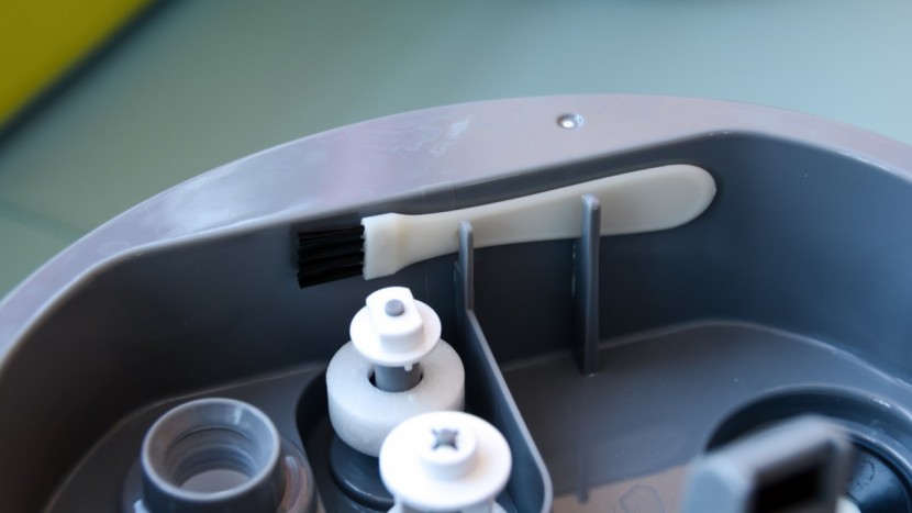 the innovation comes with a small cleaning brush designed to help...