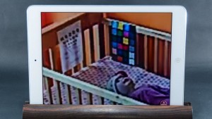 Zooming in on the iBaby during the day allows you to see if your...