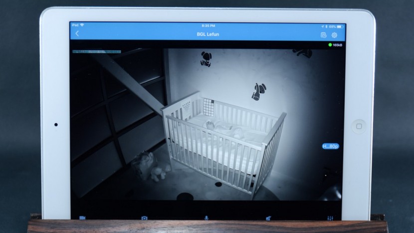 lefun 1080p wifi - the night vision images on the lefun are crisp and clear on par with...