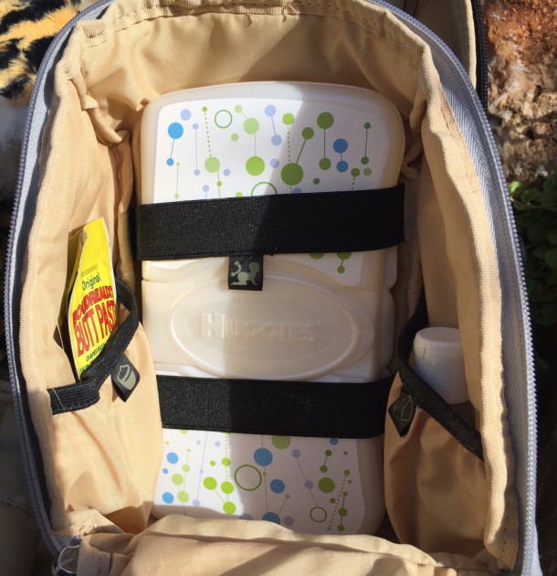 an interior look at the pacapod's changer pod and all the items we...