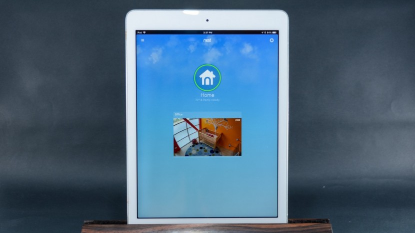 nest cam iq indoor wifi - the nest home screen is easy to understand even for parents who may...