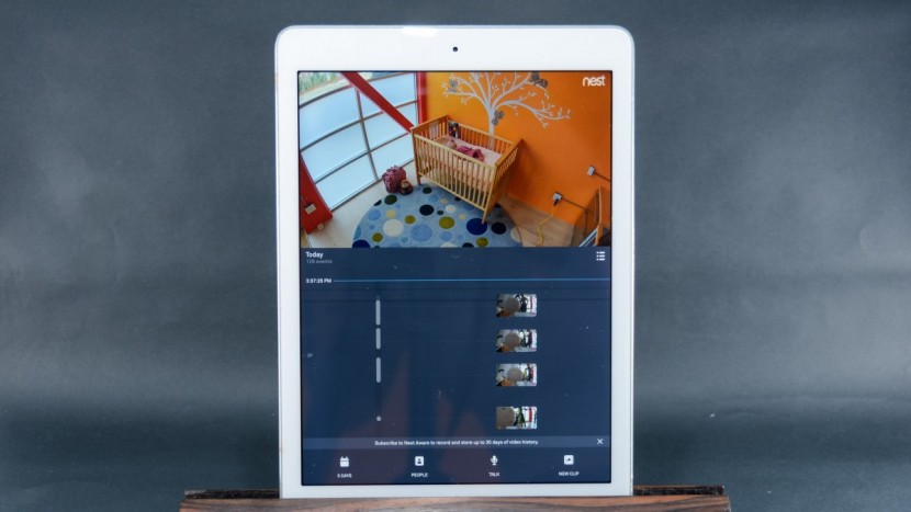 nest cam iq indoor wifi - the iq app has lots of features with many of the standard icons on...
