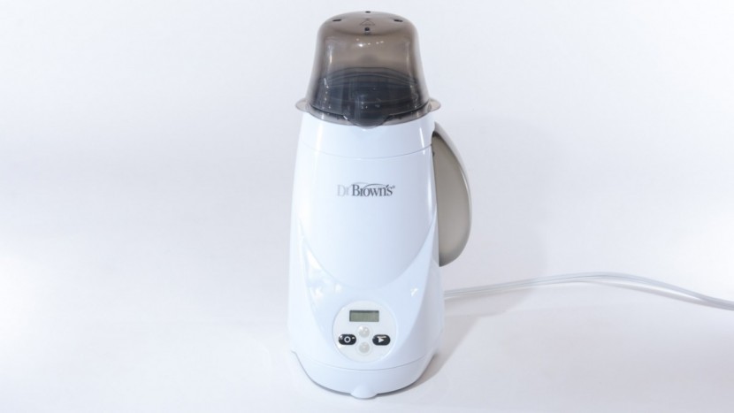 dr. brown's deluxe - dr. brown's deluxe is a steam style bottle warmer with a side...