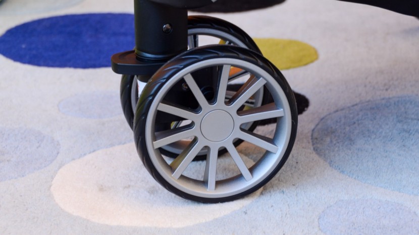 the plastic wheels of the b-lively are better than lower quality...