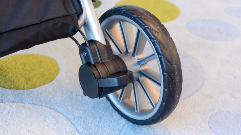britax b-lively - the brake pedal on the b-lively is small and located close to the...
