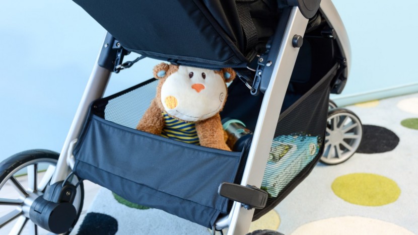the b-lively storage bin is large and has good access from the back...