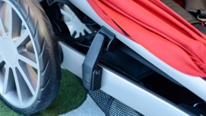 The B-Lively has an automatic locking device that works well and...